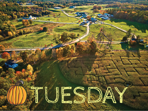 2 Hour Farm Pass with Corn Maze Tuesday October 7th