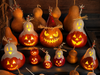 Gourd Jack O' Lantern Lamps